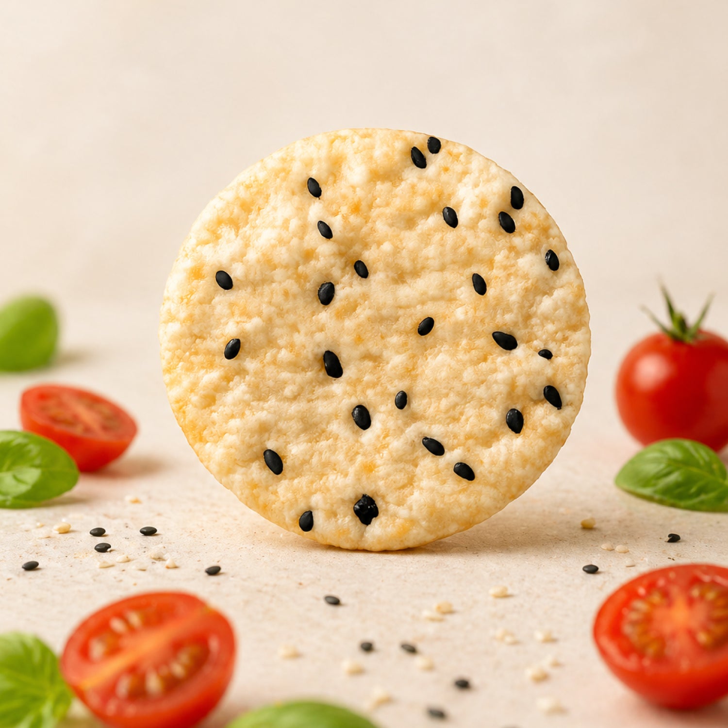 Galleta de arroz Brown Rice Crisps sabor Sésamo Negro 100 gr