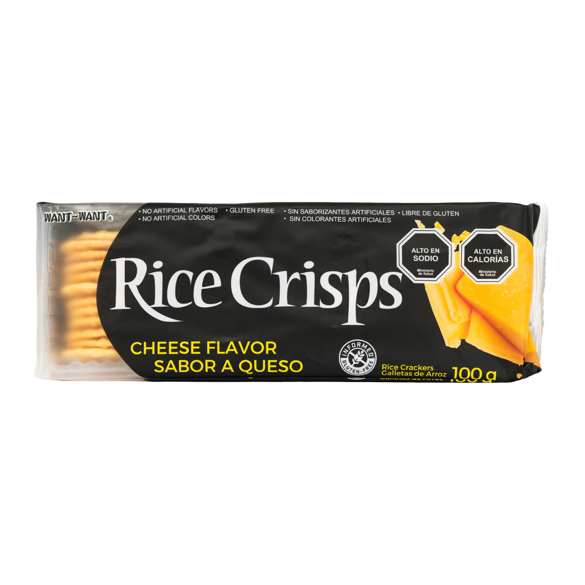 Galleta de arroz Rice Crisps sabor Queso 100 gr