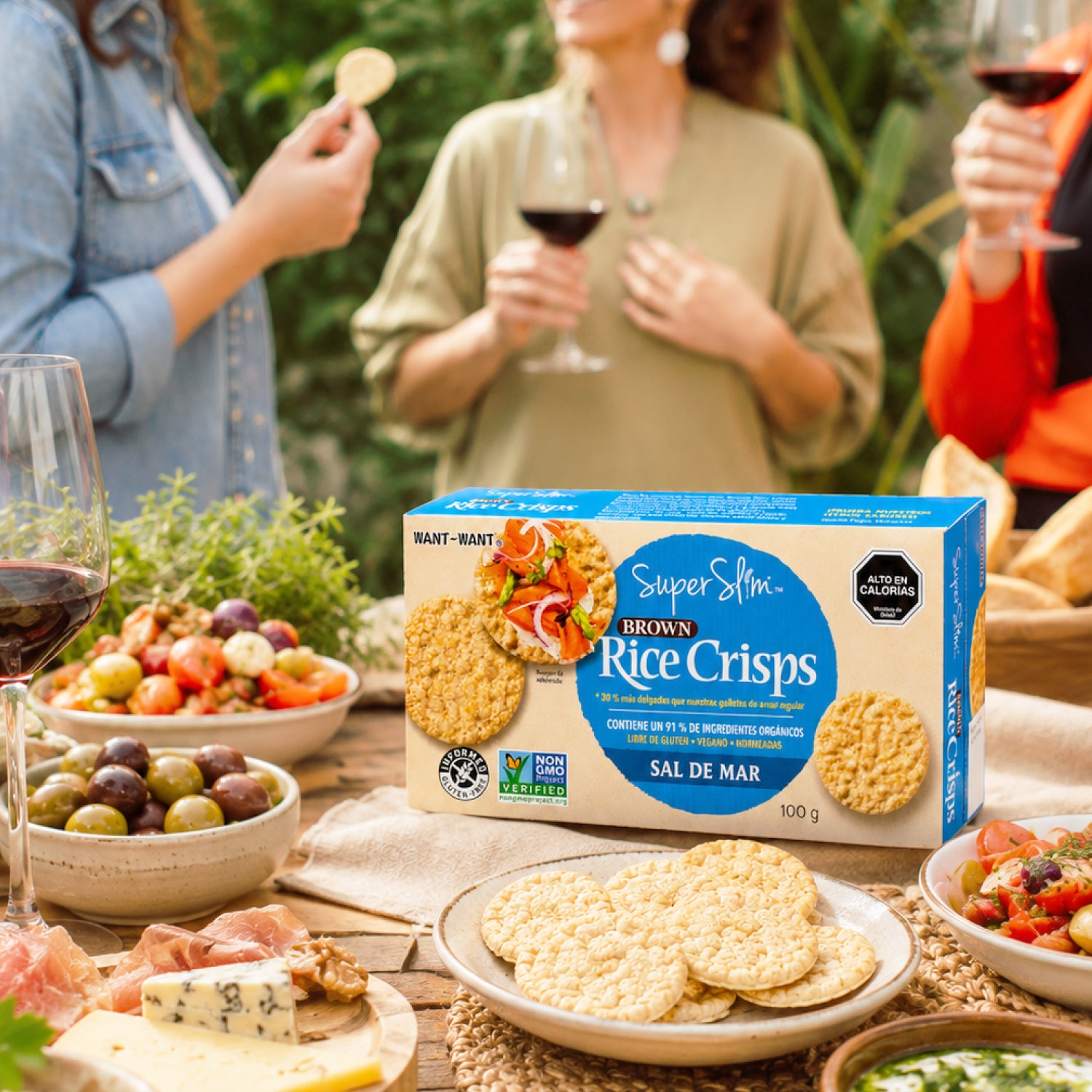 Galleta de arroz Rice Crisps sabor Sal de Mar 100 gr