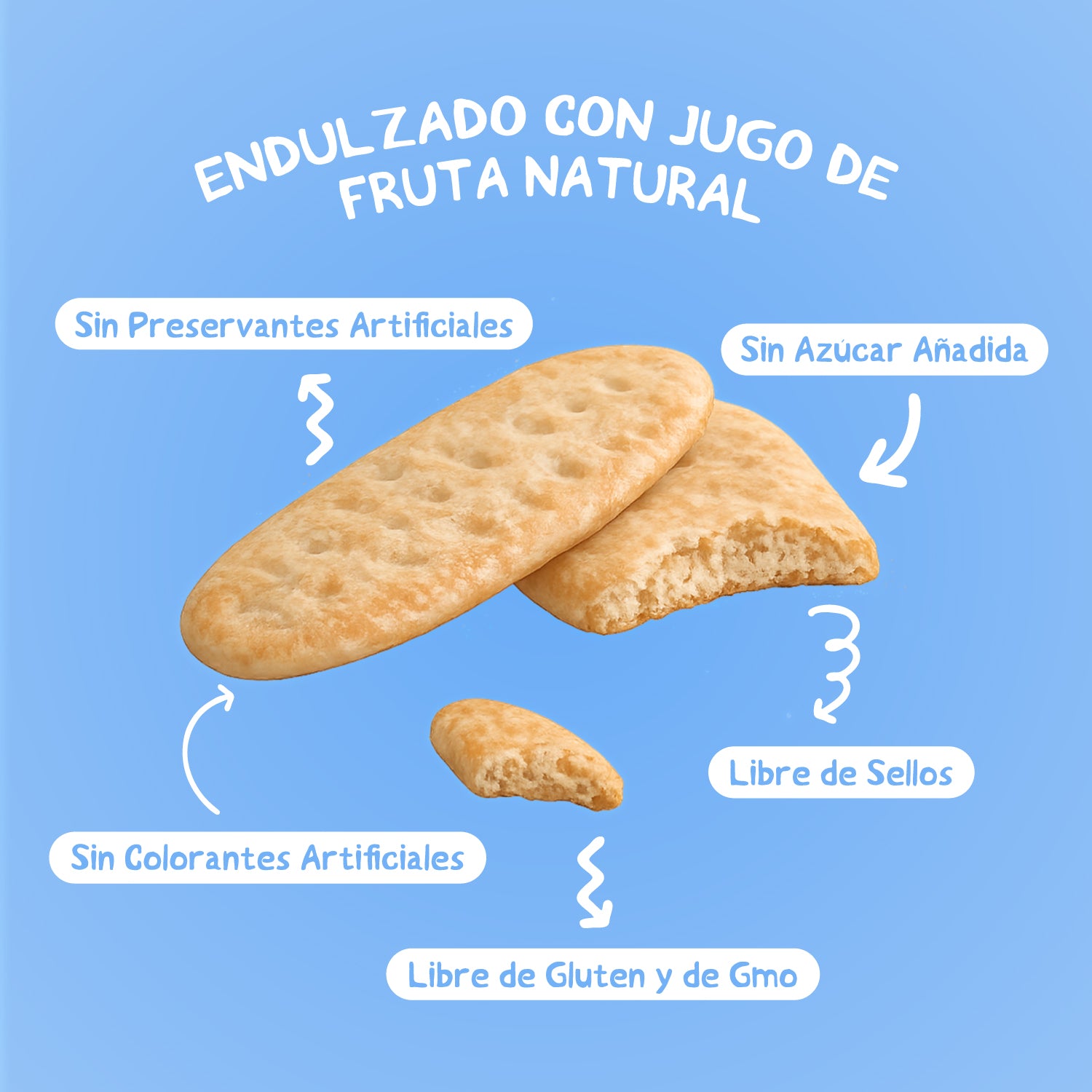 Galleta Súper Baby Mum-Mum Orgánica sabor Berries 50 gr