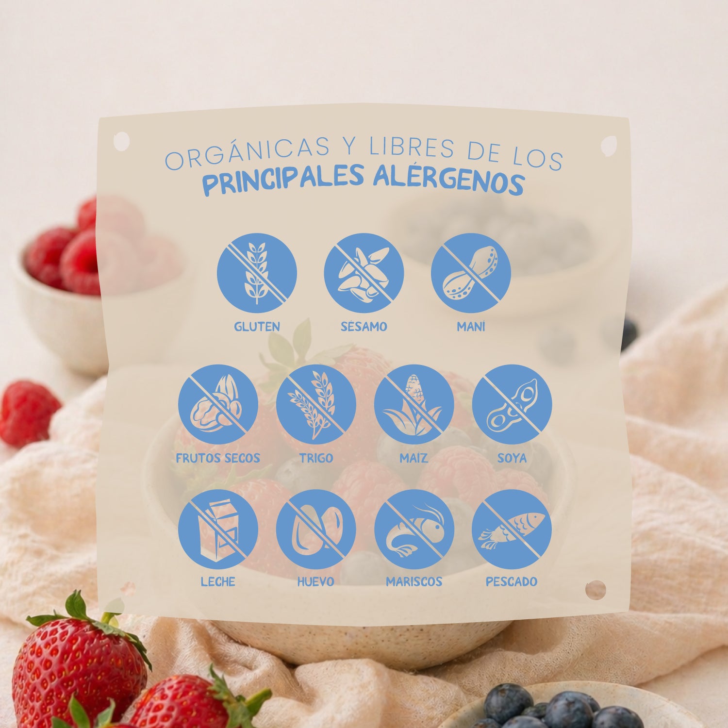 Galleta Súper Baby Mum-Mum Orgánica sabor Berries 50 gr