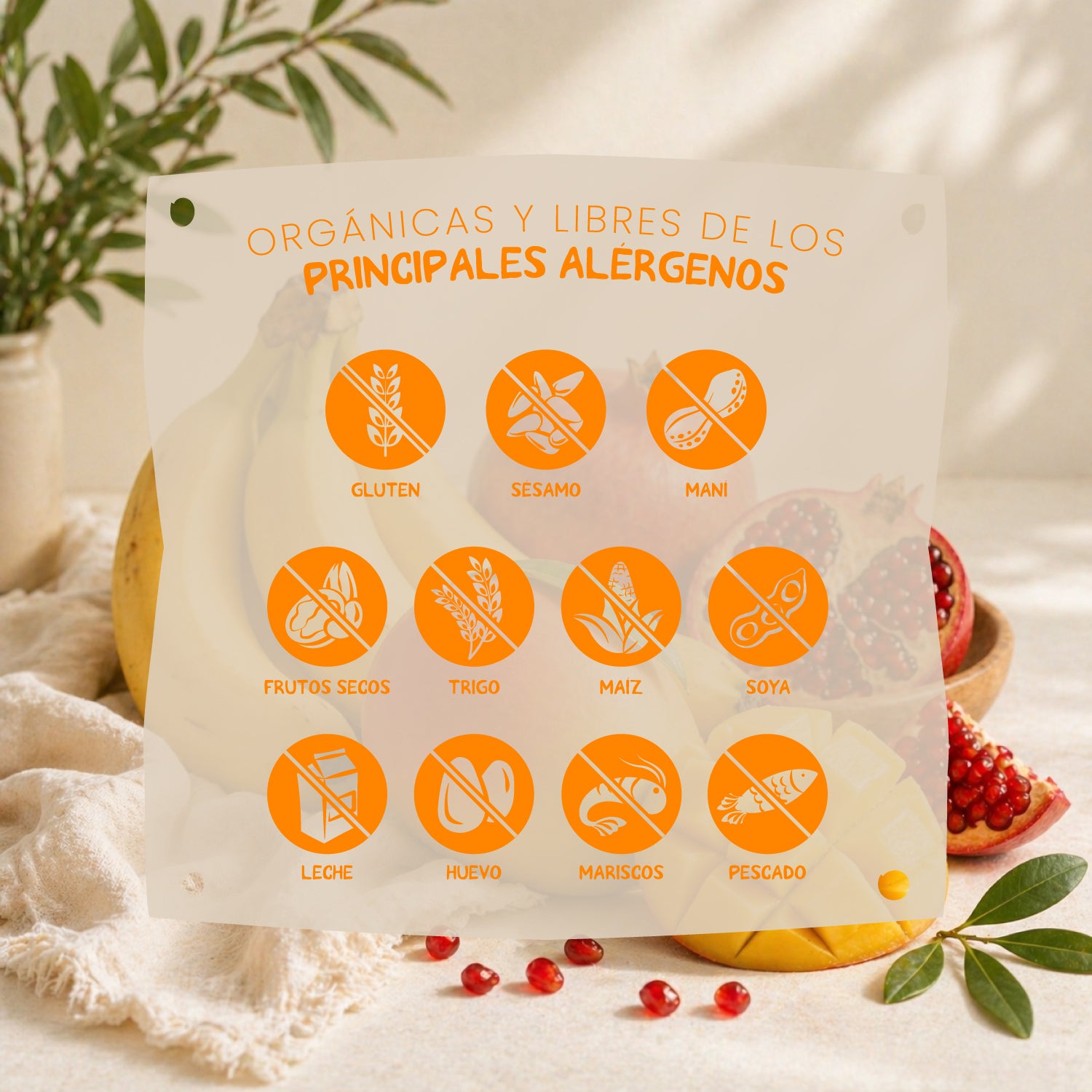 Galleta Súper Baby Mum-Mum Orgánica sabor Tropical 50 gr
