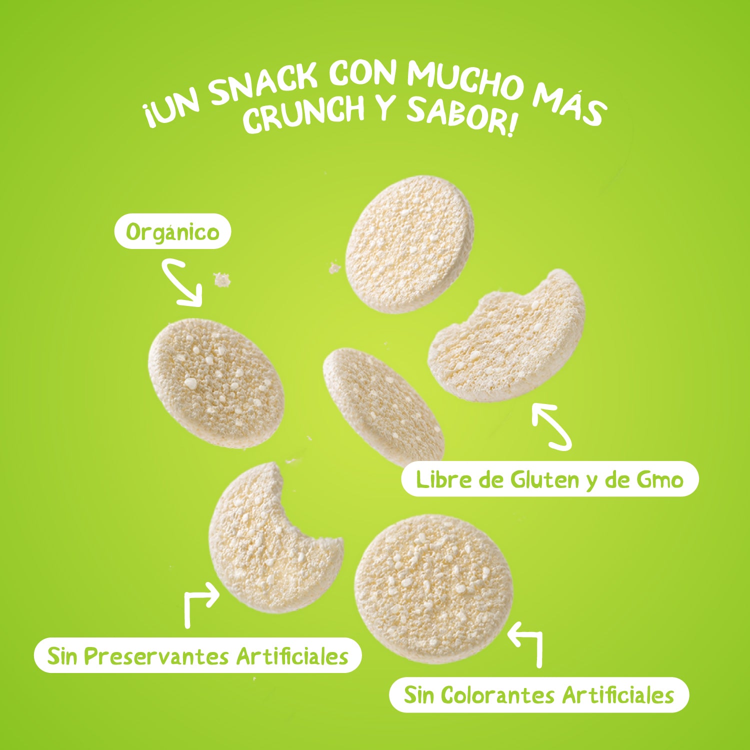 Galleta Toddler Mum-Mum Orgánica sabor Mango y Kiwi 50 gr